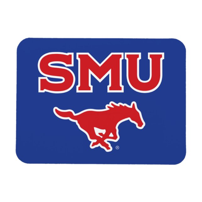 SMU Mustangs Magnet (Horizontal)