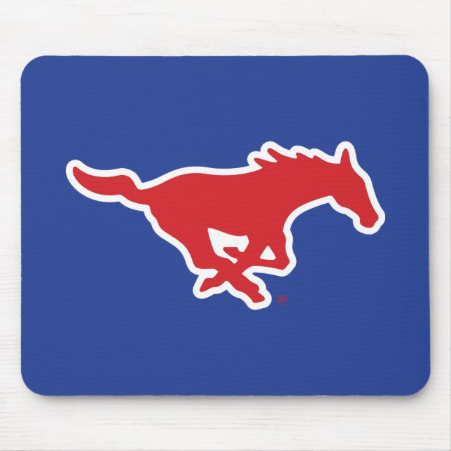 SMU Mustangs Mouse Pad (Front)