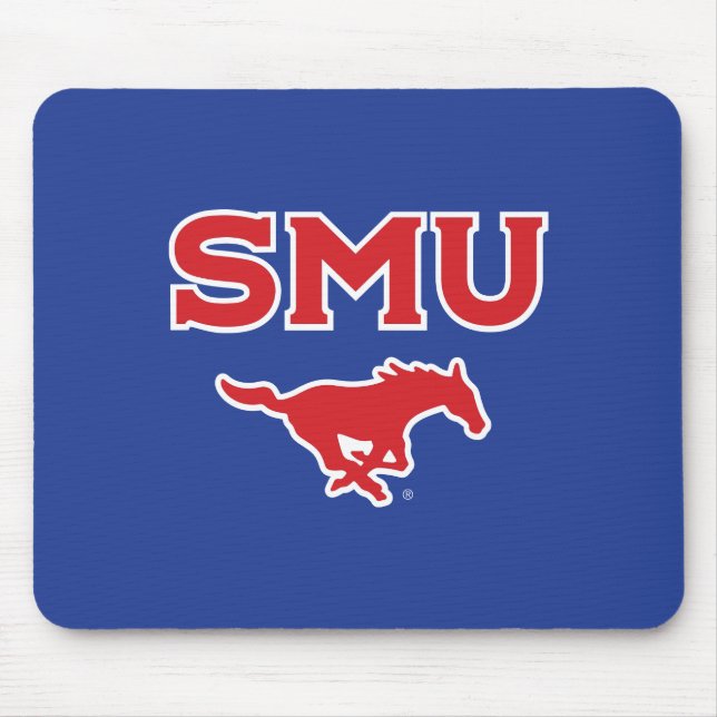 SMU Mustangs Mouse Pad (Front)