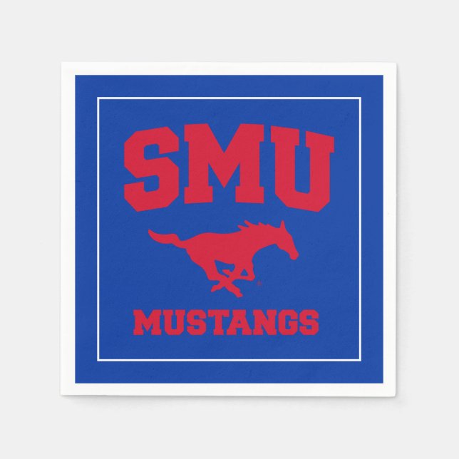 SMU Mustangs Napkins (Front)