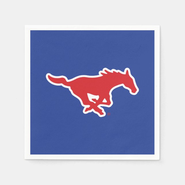 SMU Mustangs Napkins (Front)
