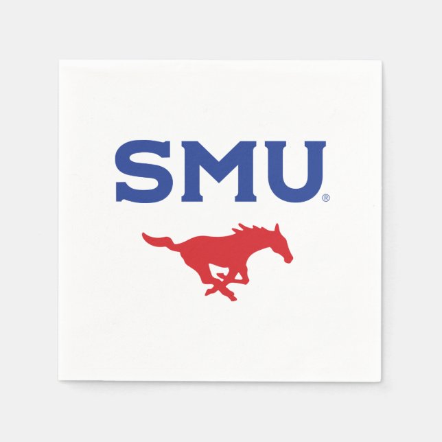 SMU Mustangs Napkins (Front)