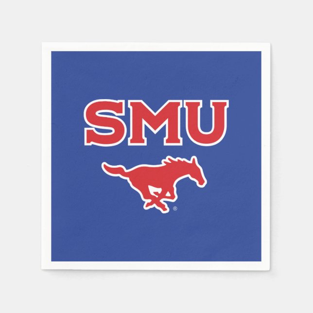 SMU Mustangs Napkins (Front)