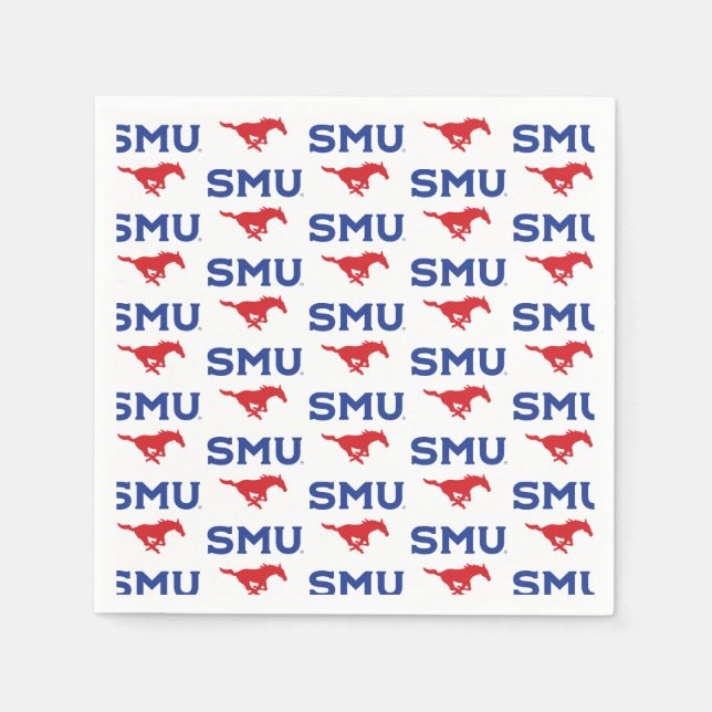 SMU Mustangs Napkins (Front)