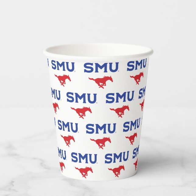 SMU Mustangs Paper Cups (Back)