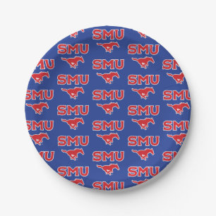 SMU Mustangs Paper Plates