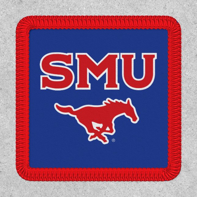 SMU Mustangs Patch (Front)
