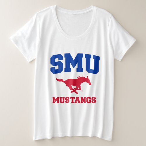 SMU Mustangs Plus Size T_Shirt