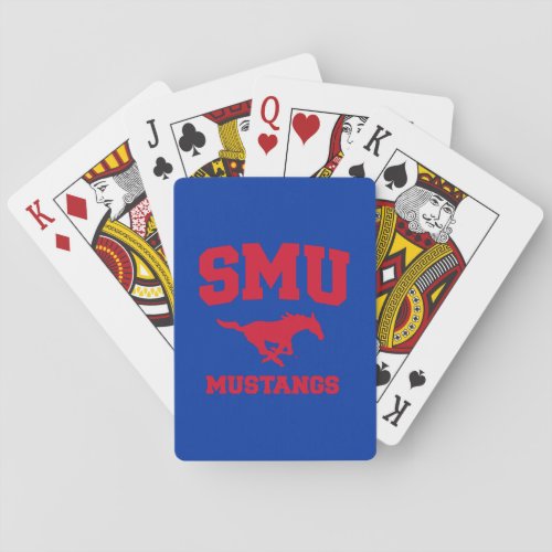 SMU Mustangs Poker Cards