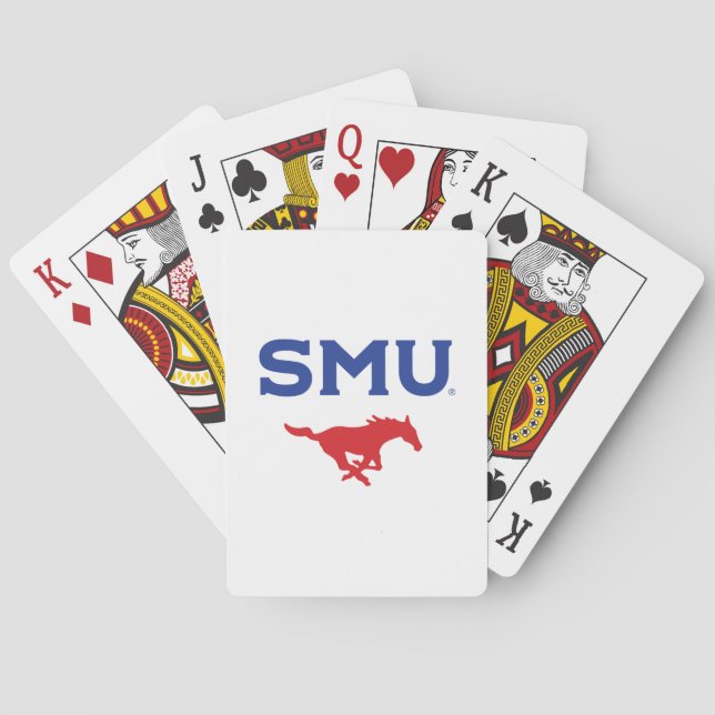 SMU Mustangs Poker Cards (Back)
