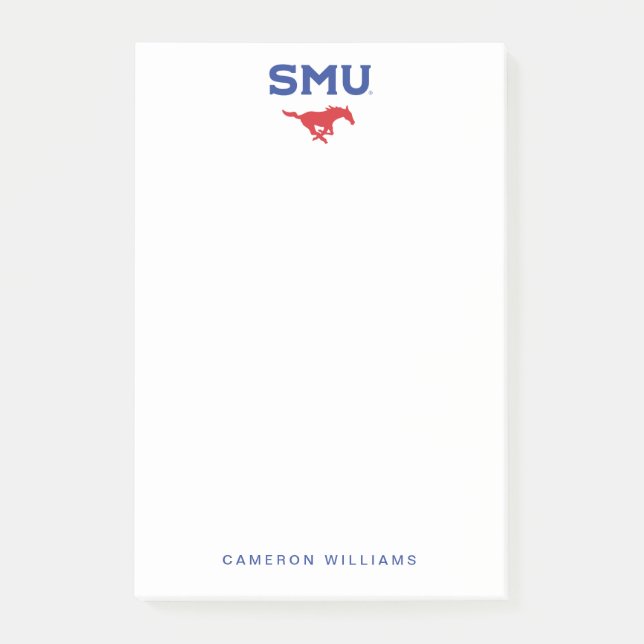 SMU Mustangs Post-it Notes (Front)