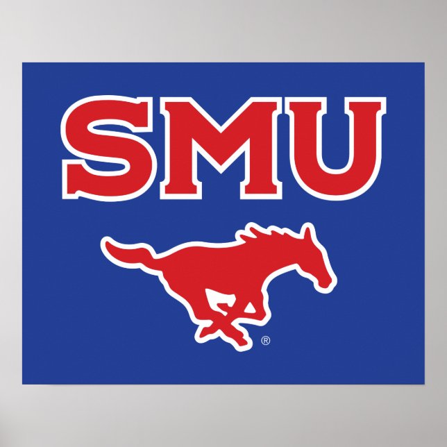 SMU Mustangs Poster (Front)