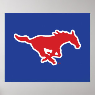 SMU Mustangs Poster