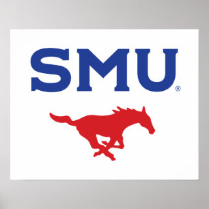 SMU Mustangs Poster