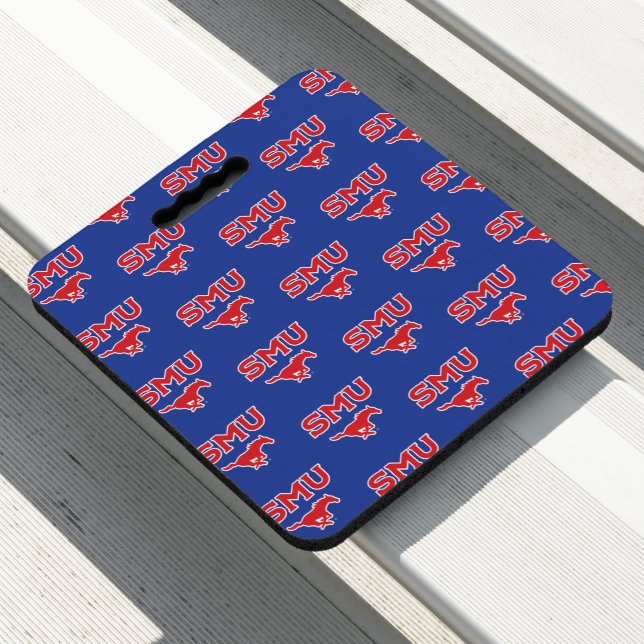 SMU Mustangs Seat Cushion (In Situ)