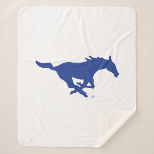 SMU Mustangs Sherpa Blanket