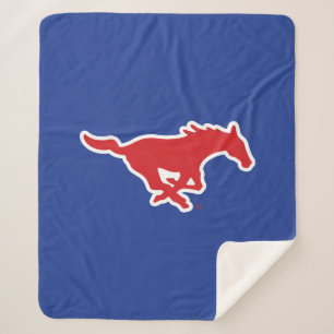 SMU Mustangs Sherpa Blanket