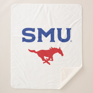 SMU Mustangs Sherpa Blanket
