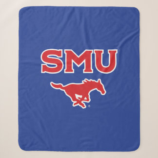 SMU Mustangs Sherpa Blanket