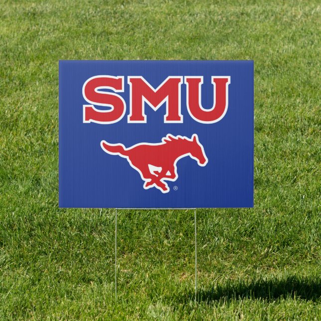 SMU Mustangs Sign (Insitu)