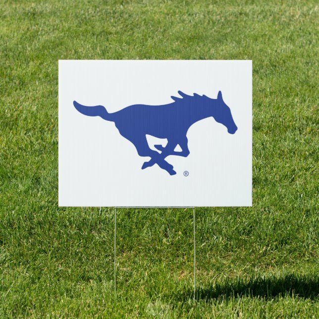 SMU Mustangs Sign (Insitu)