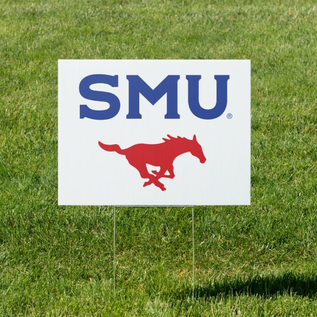 SMU Mustangs Sign (Insitu)