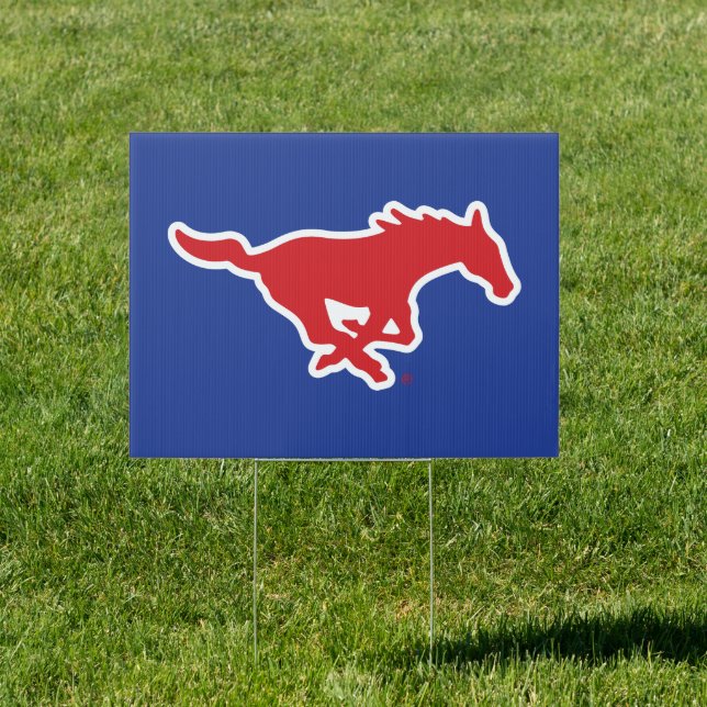 SMU Mustangs Sign (Insitu)