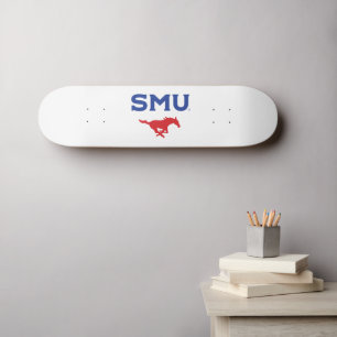 SMU Mustangs Skateboard