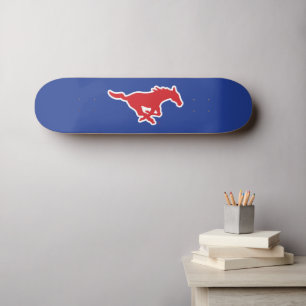 SMU Mustangs Skateboard