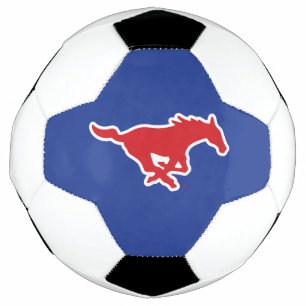 SMU Mustangs Soccer Ball