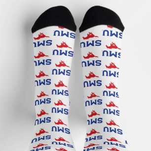 SMU Mustangs Socks