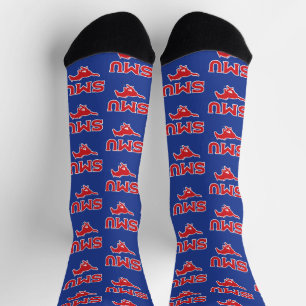 SMU Mustangs Socks