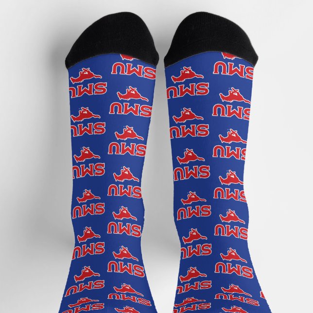SMU Mustangs Socks (Top)