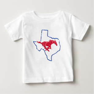 SMU Mustangs State Love Baby T-Shirt