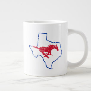SMU Mustangs State Love Giant Coffee Mug