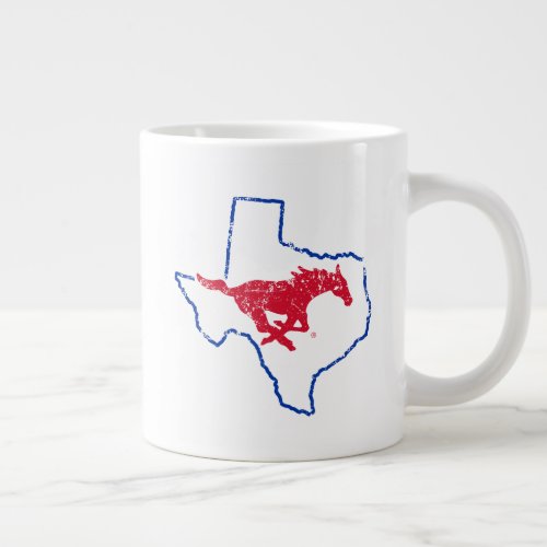 SMU Mustangs State Love Giant Coffee Mug