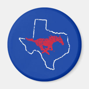 SMU Mustangs State Love Magnet