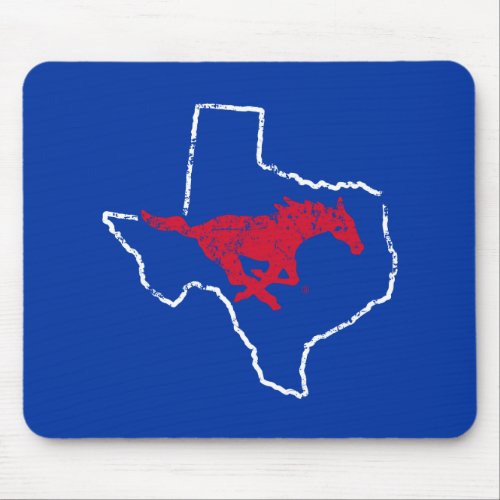 SMU Mustangs State Love Mouse Pad