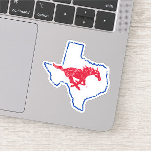 SMU Mustangs State Love Sticker