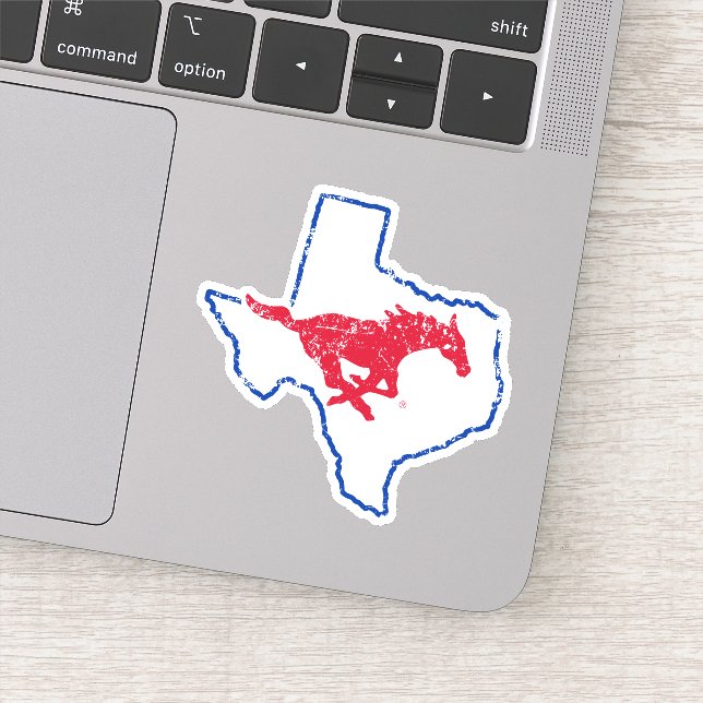 SMU Mustangs State Love Sticker (Detail)