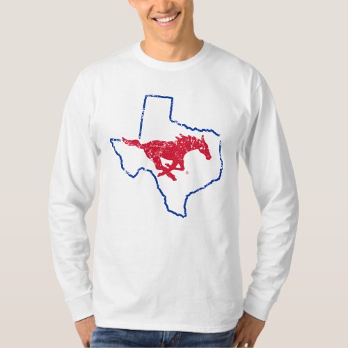 SMU Mustangs State Love T_Shirt