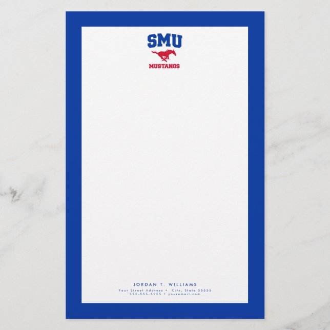 SMU Mustangs Stationery (Front)