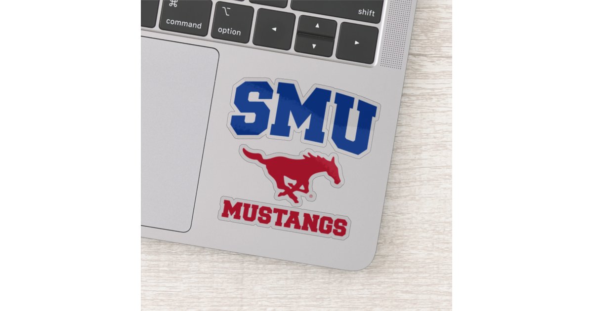 SMU Mustangs Sticker | Zazzle