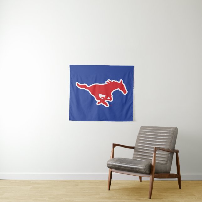 SMU Mustangs Tapestry (In Situ (Horizontal))