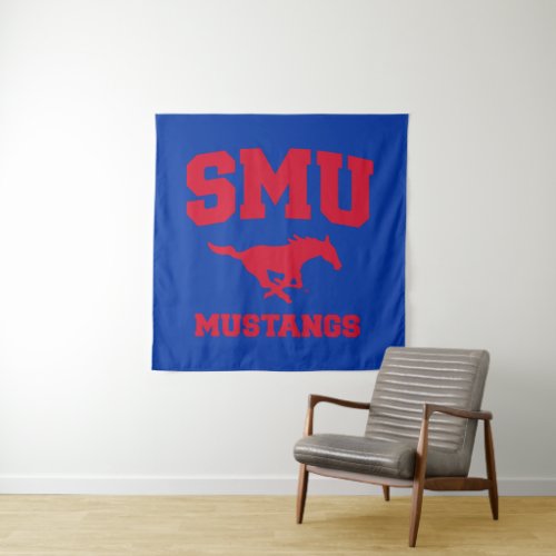 SMU Mustangs Tapestry