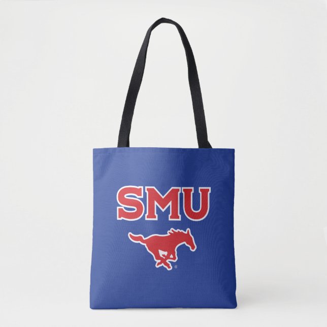SMU Mustangs Tote Bag (Front)