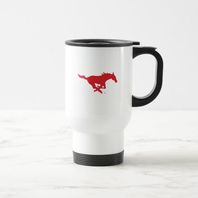 SMU Mustangs Travel Mug (Right)