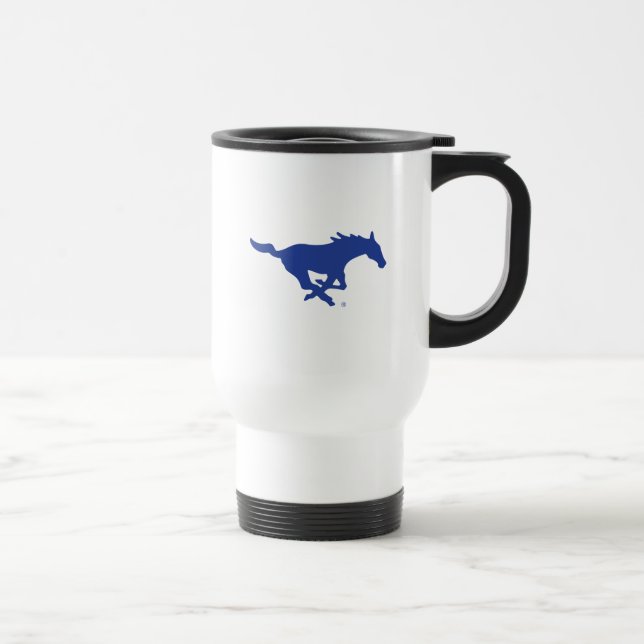 SMU Mustangs Travel Mug (Right)