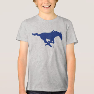 SMU Mustangs Tri-Blend Shirt