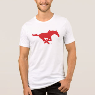 SMU Mustangs Tri-Blend Shirt